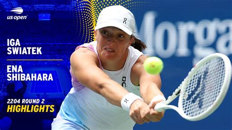 us open yesterday|Iga Swiatek vs. Ena Shibahara Highlights .
